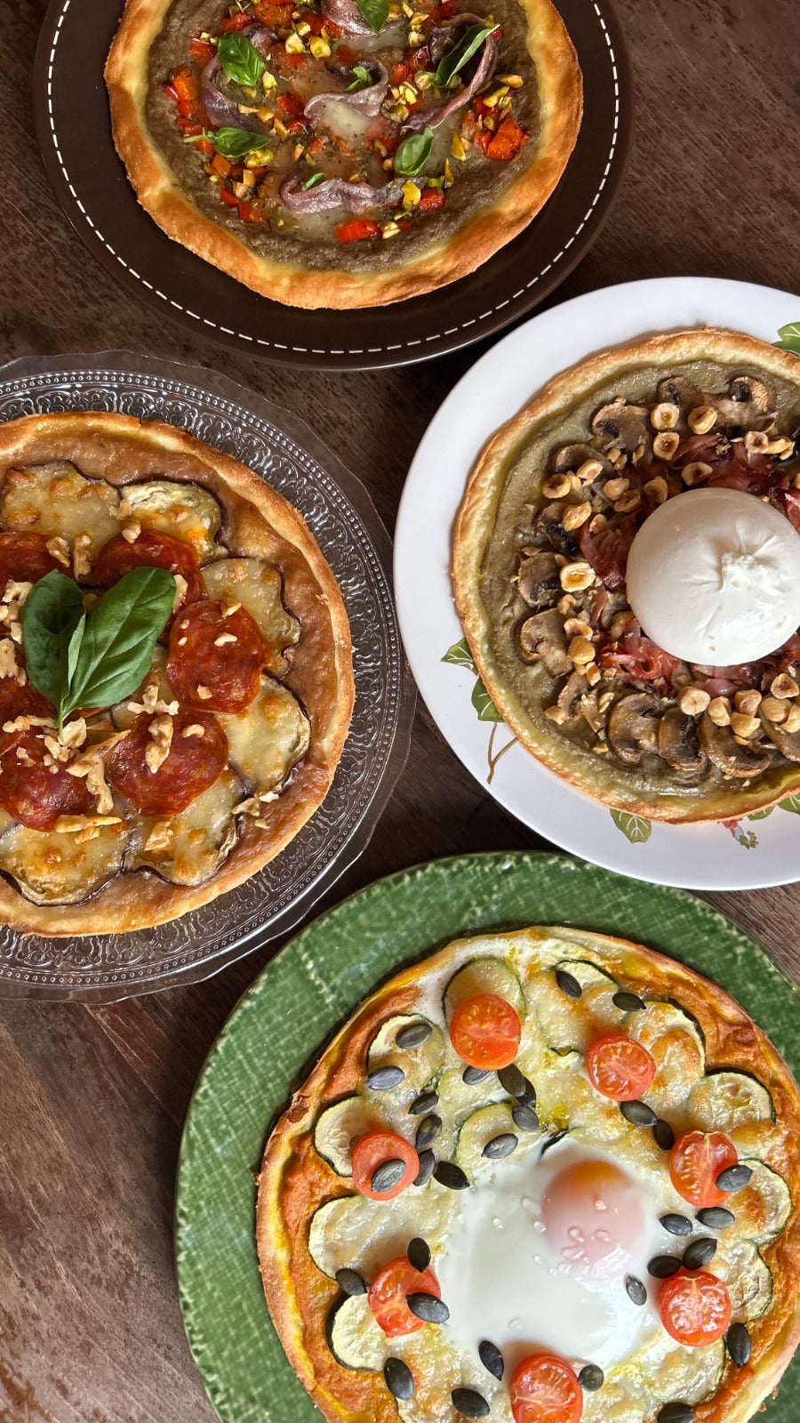 4 Pizzas con un toque secreto! por Ada Parellada