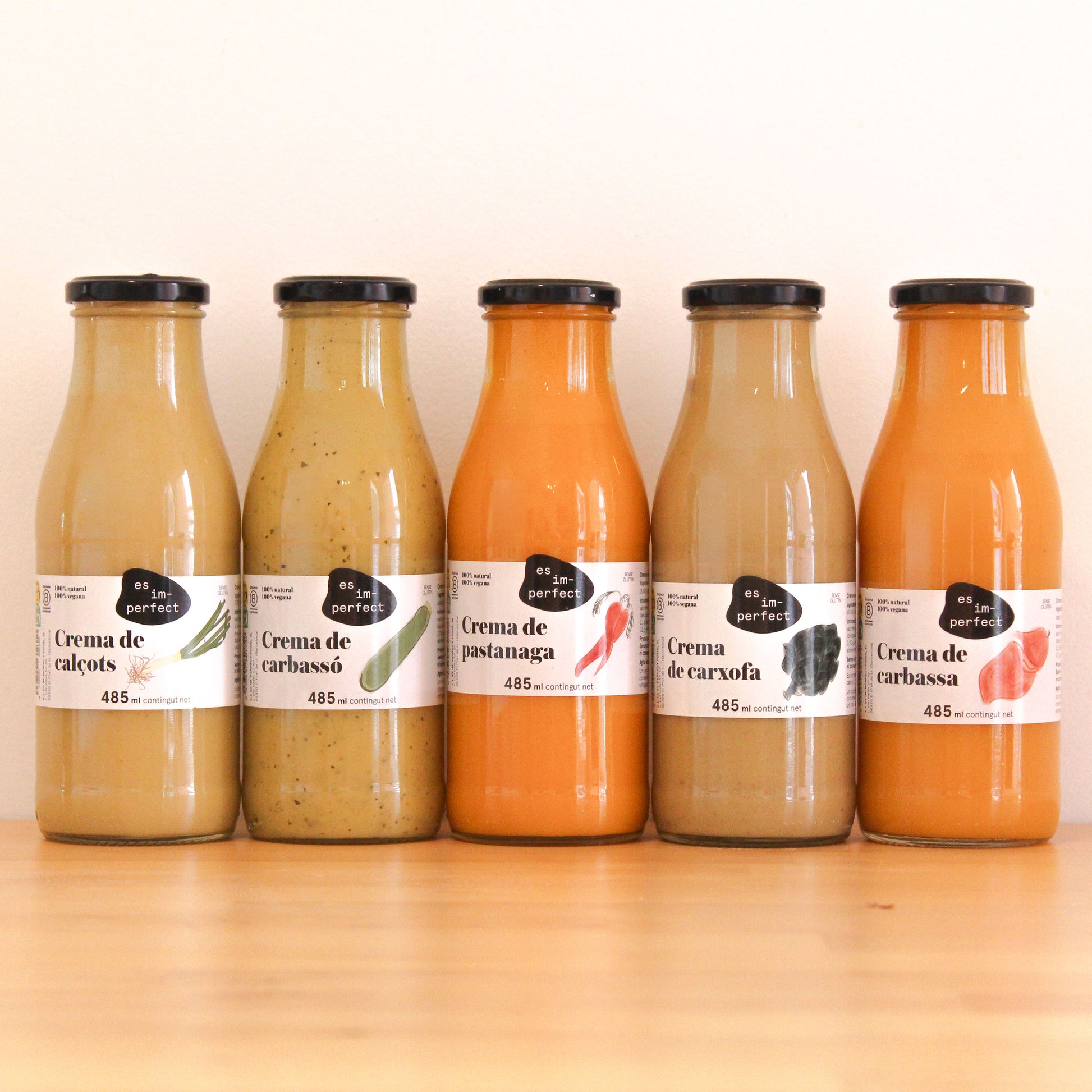 Mix de cremes vegetals