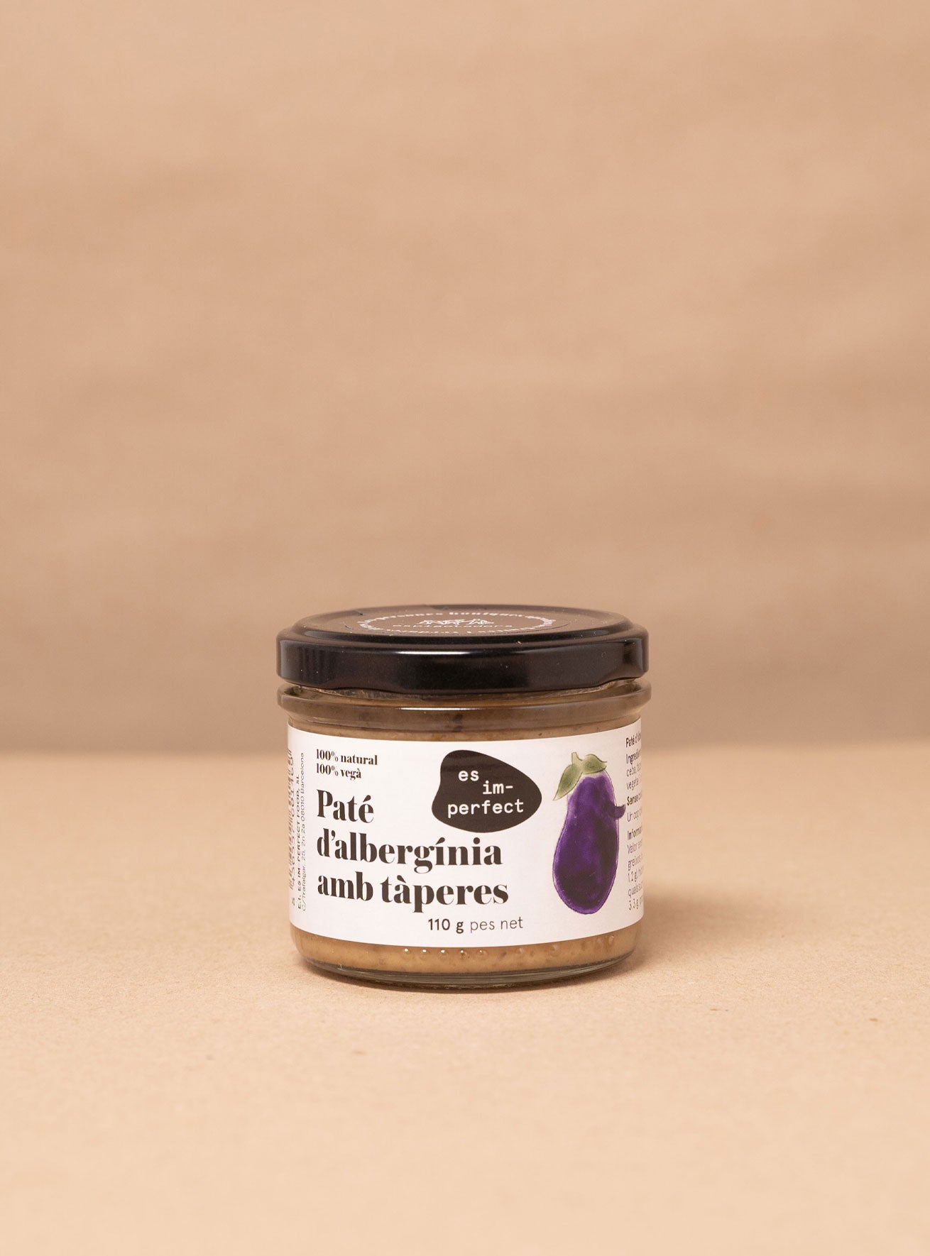 Eggplant pâté with capers