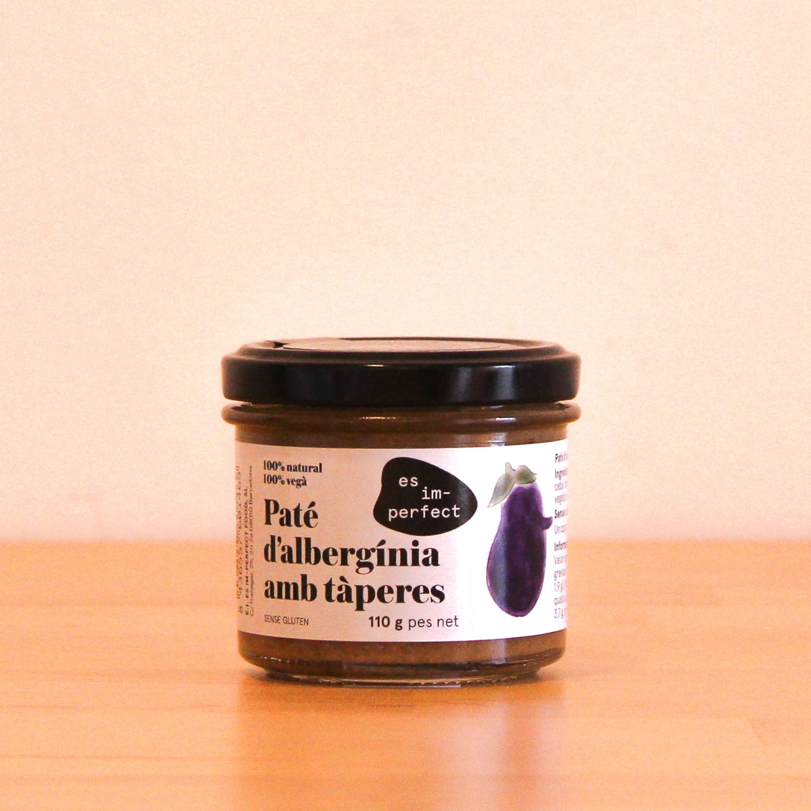 Eggplant pâté with capers