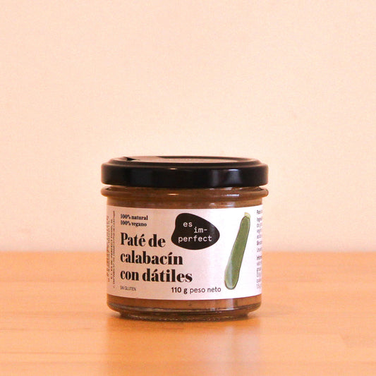 Paté de calabacín y dátiles