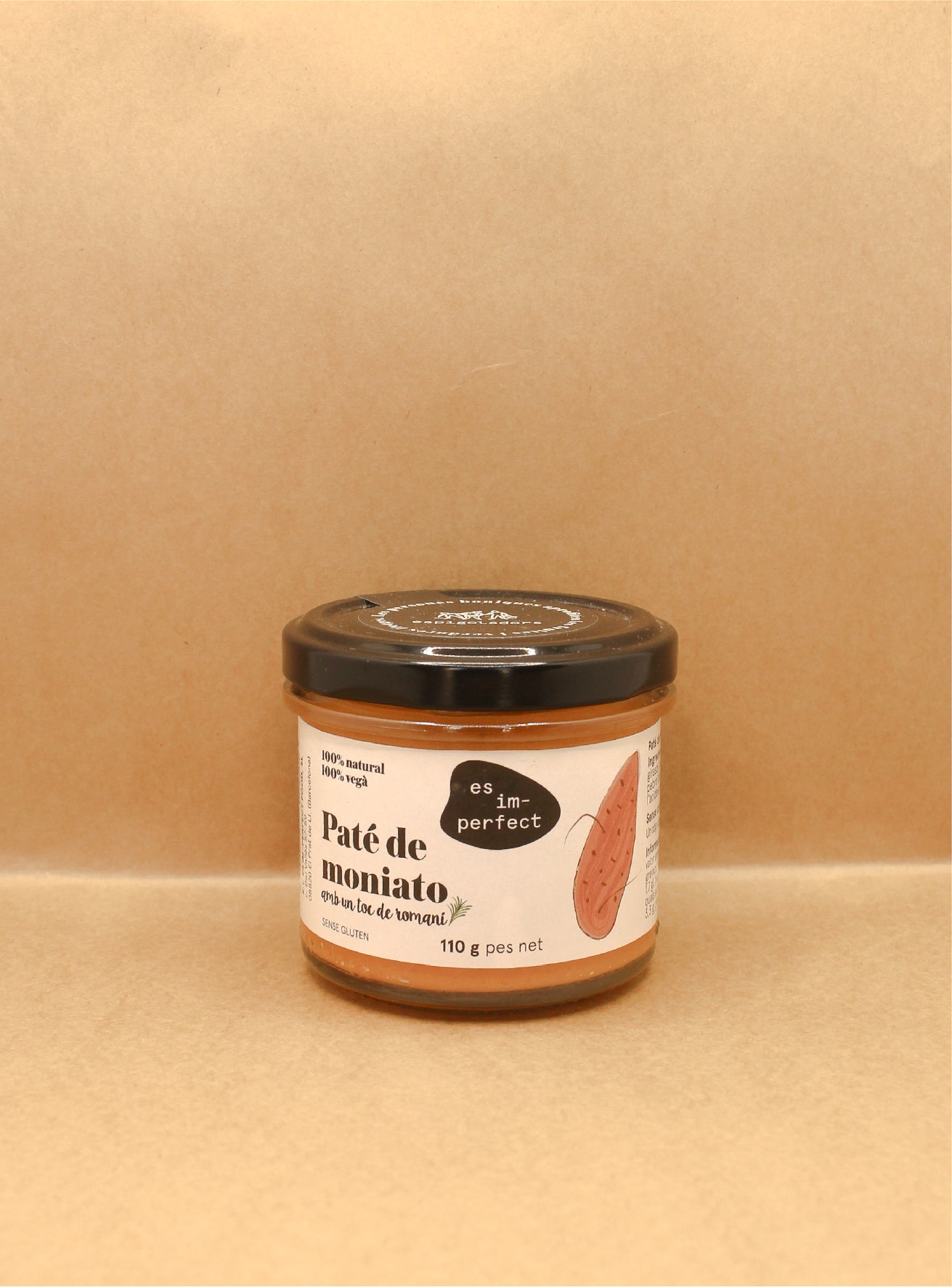 Sweet potato pate with a touch of rosemary