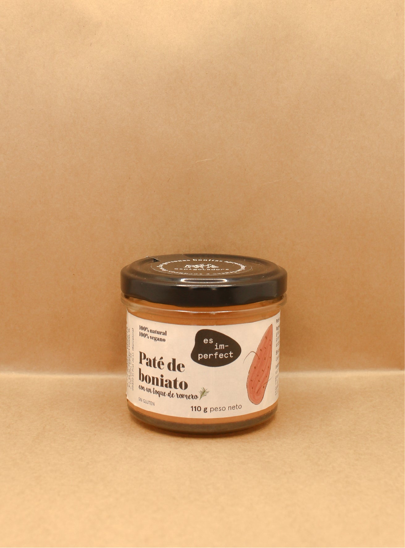 Sweet potato pate with a touch of rosemary