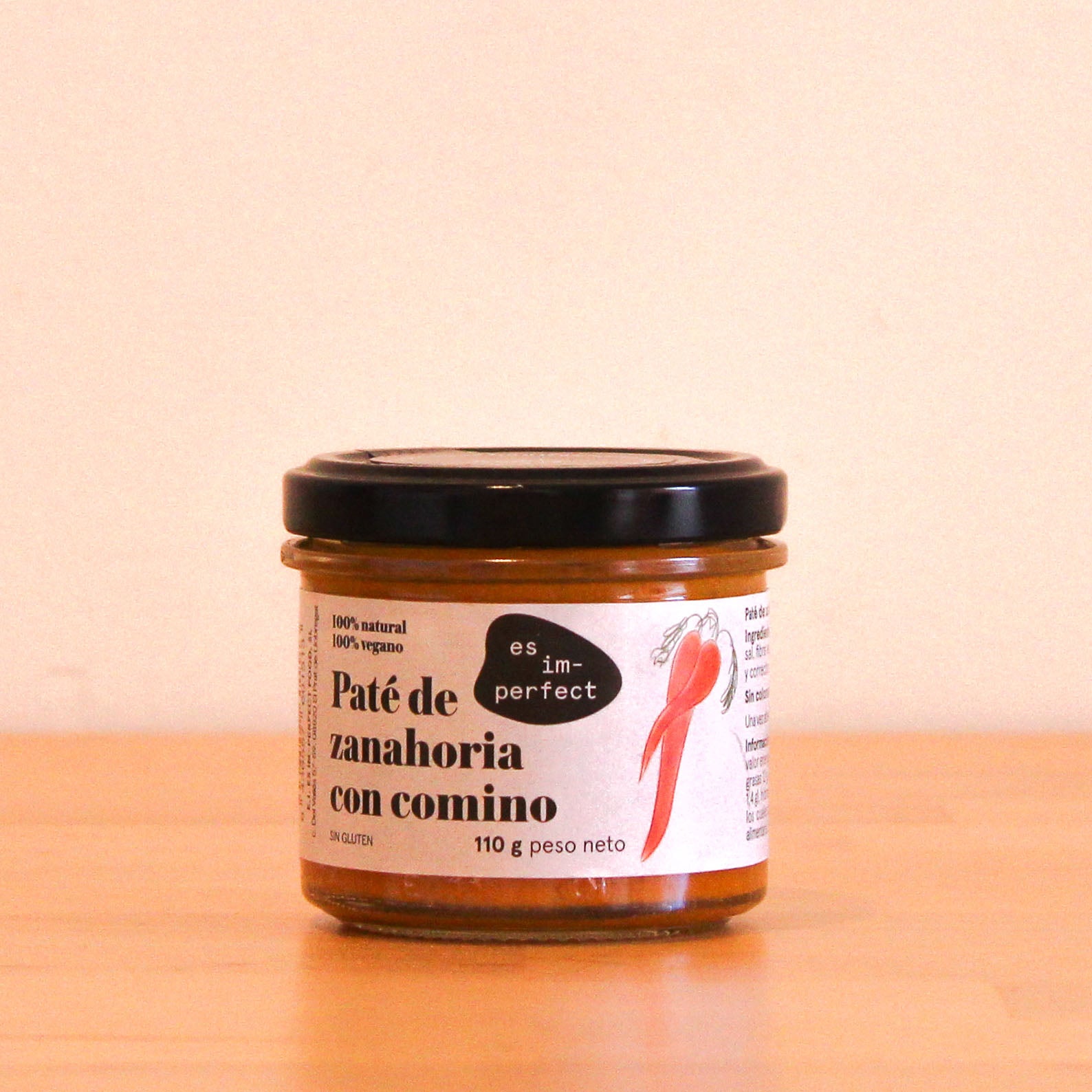 Paté de zanahoria con comino